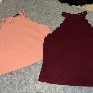 Scalloped tanks